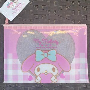 Sanrio Kuromi, My Melody lavender purple, pink bag with zipper